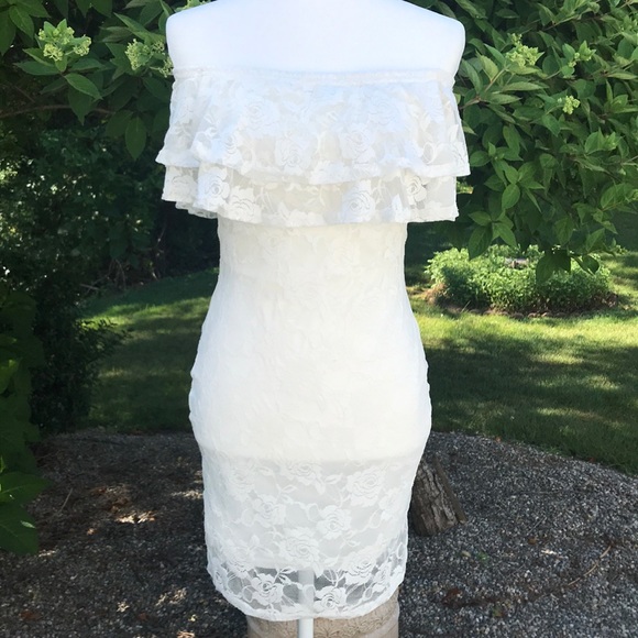 New Look Dresses & Skirts - New look off the shoulder lace dress